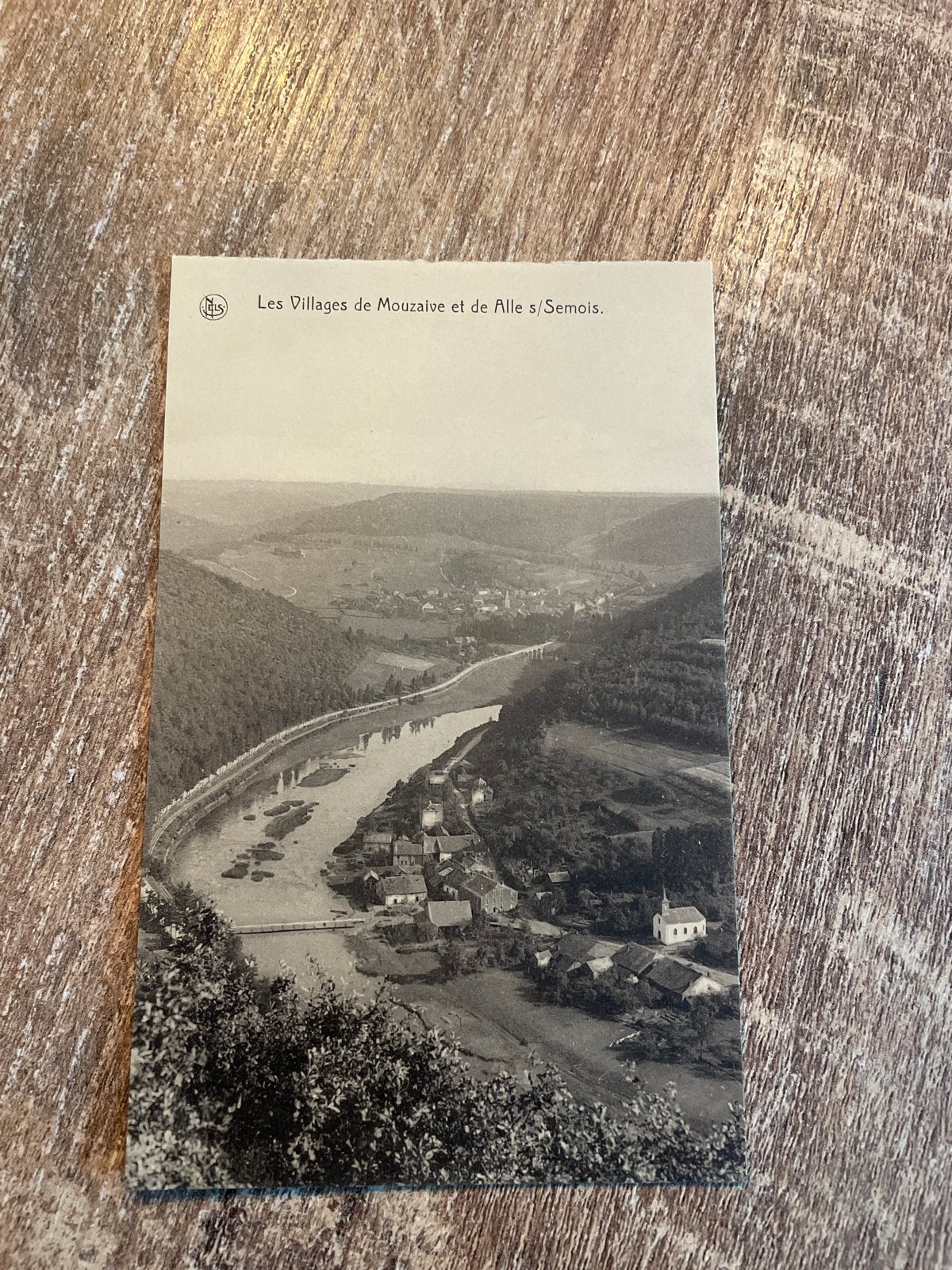 Oude Ansichtkaart Les Villages de Mouzaive et de Alle s/Semo, Verzamelen, Ophalen of Verzenden, Gelopen, België en Luxemburg