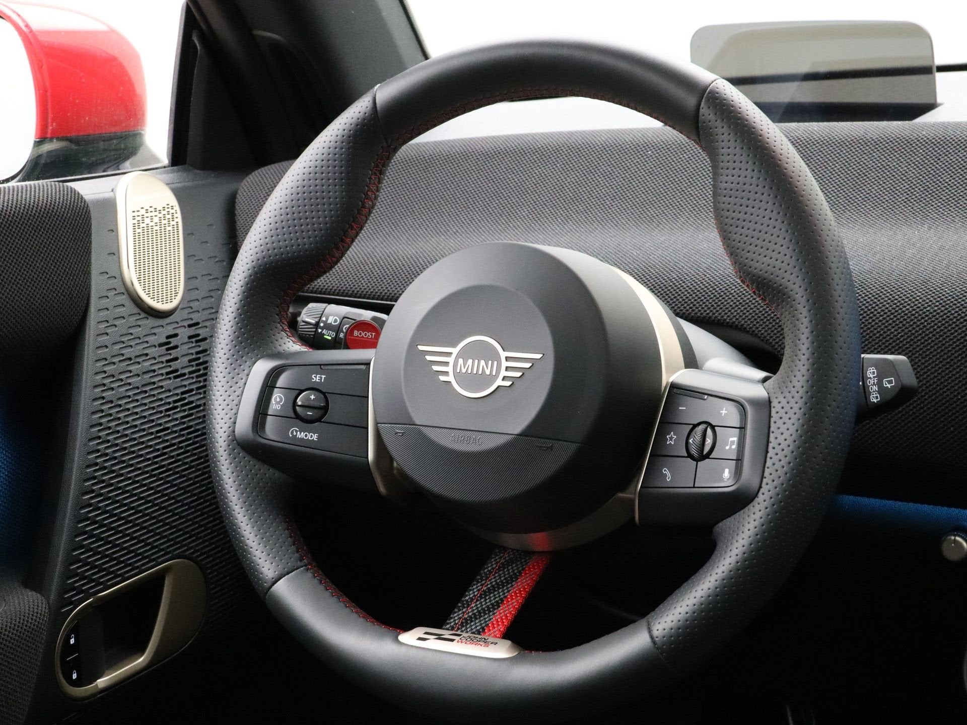 MINI Cooper John Cooper Works Pakket XL (bj 2025, automaat), Dealer onderhouden, 402 km, Gebruikt, Zwart