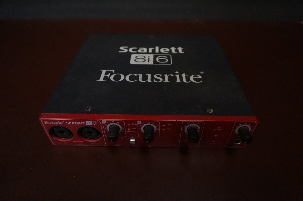 Focusrite Scarlett 8i6 Audio Interface (1st gen), Computers en Software, Geluidskaarten, Zo goed als nieuw, Extern, Ophalen of Verzenden