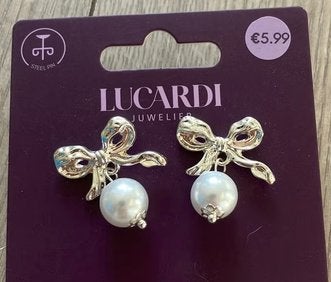 Lucardi oorbellen nieuw, Ophalen of Verzenden, Nieuw, Goud, Overige materialen