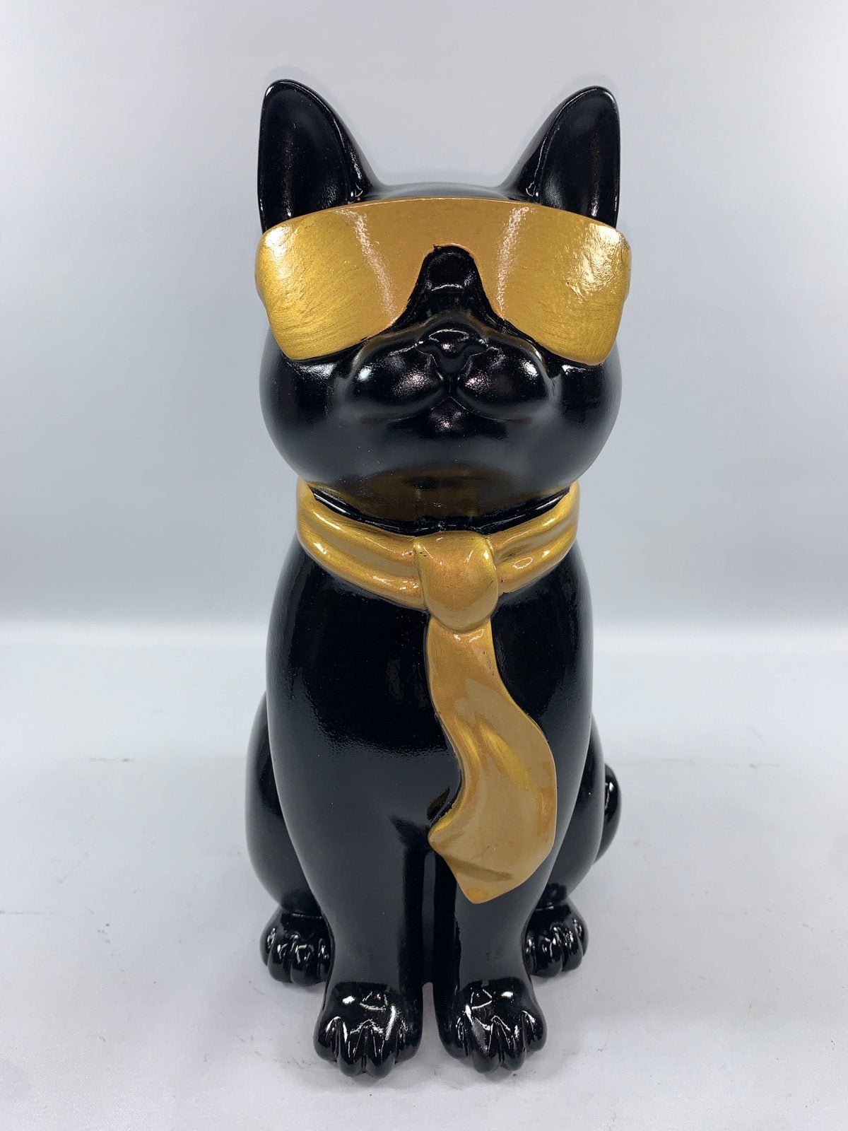 Kat met bril - Decoratie - Shabella-deco, Zwart, Shabella, Nieuw, Ophalen of Verzenden