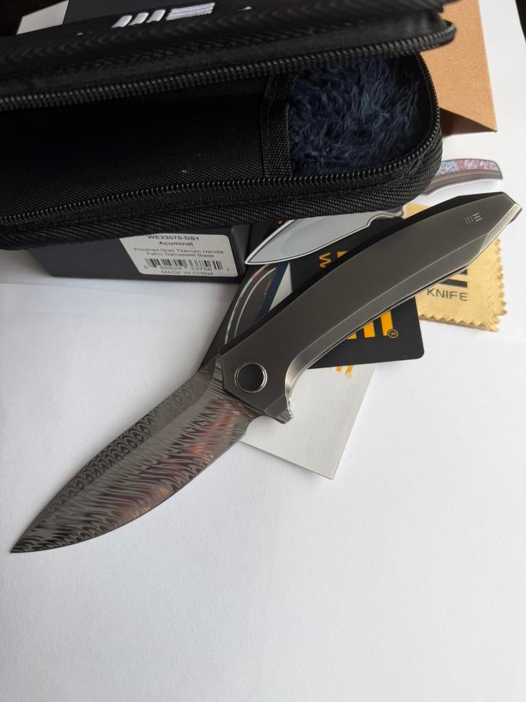 WE Acuminal Damasteel fafnir, Ophalen of Verzenden, Zo goed als nieuw