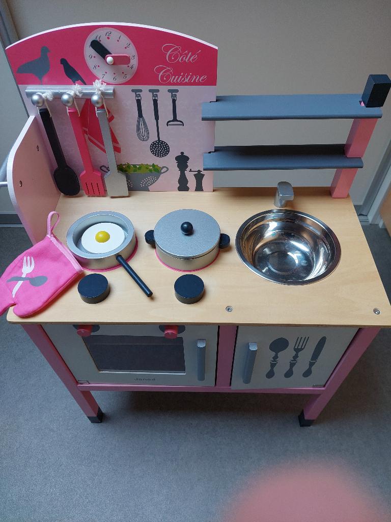 Speelkeuken hout Janod, Ophalen, Zo goed als nieuw, Hout, Speelkeuken