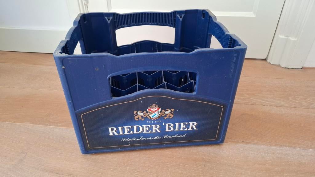 Rieder en Warsteiner bierkrat, Ophalen, Gebruikt, Overige typen, Overige merken