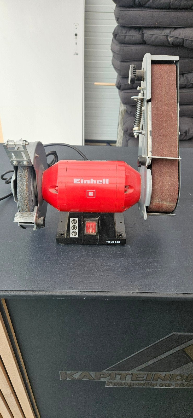 Einhell TH-US 240 bankslijpmachine met schuurband, Ophalen of Verzenden