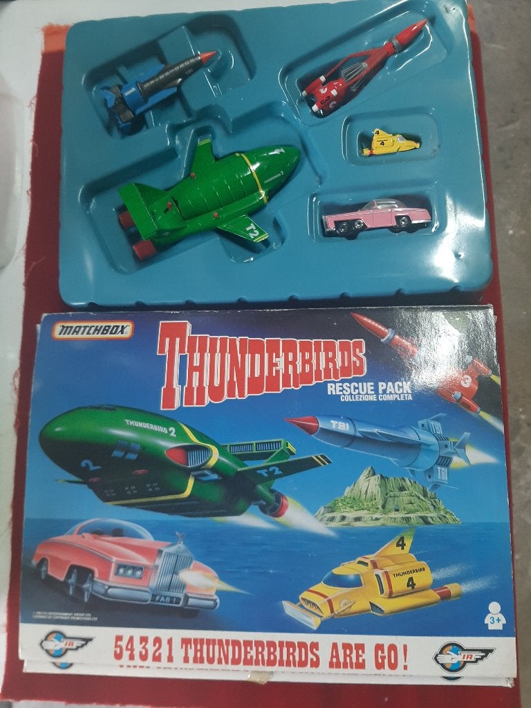 Thunderbirds resque pack compleet, Ophalen of Verzenden, Gebruikt
