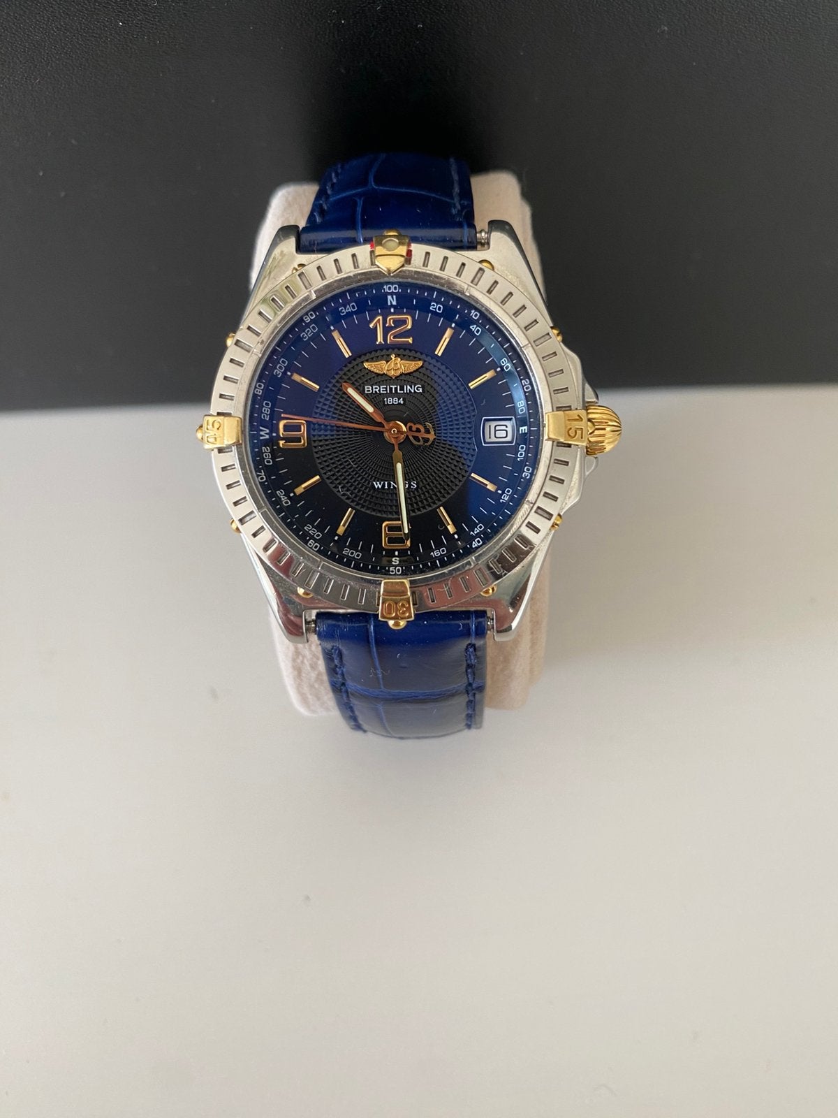 Breitling 38 mm., Ophalen of Verzenden, Zo goed als nieuw, Breitling