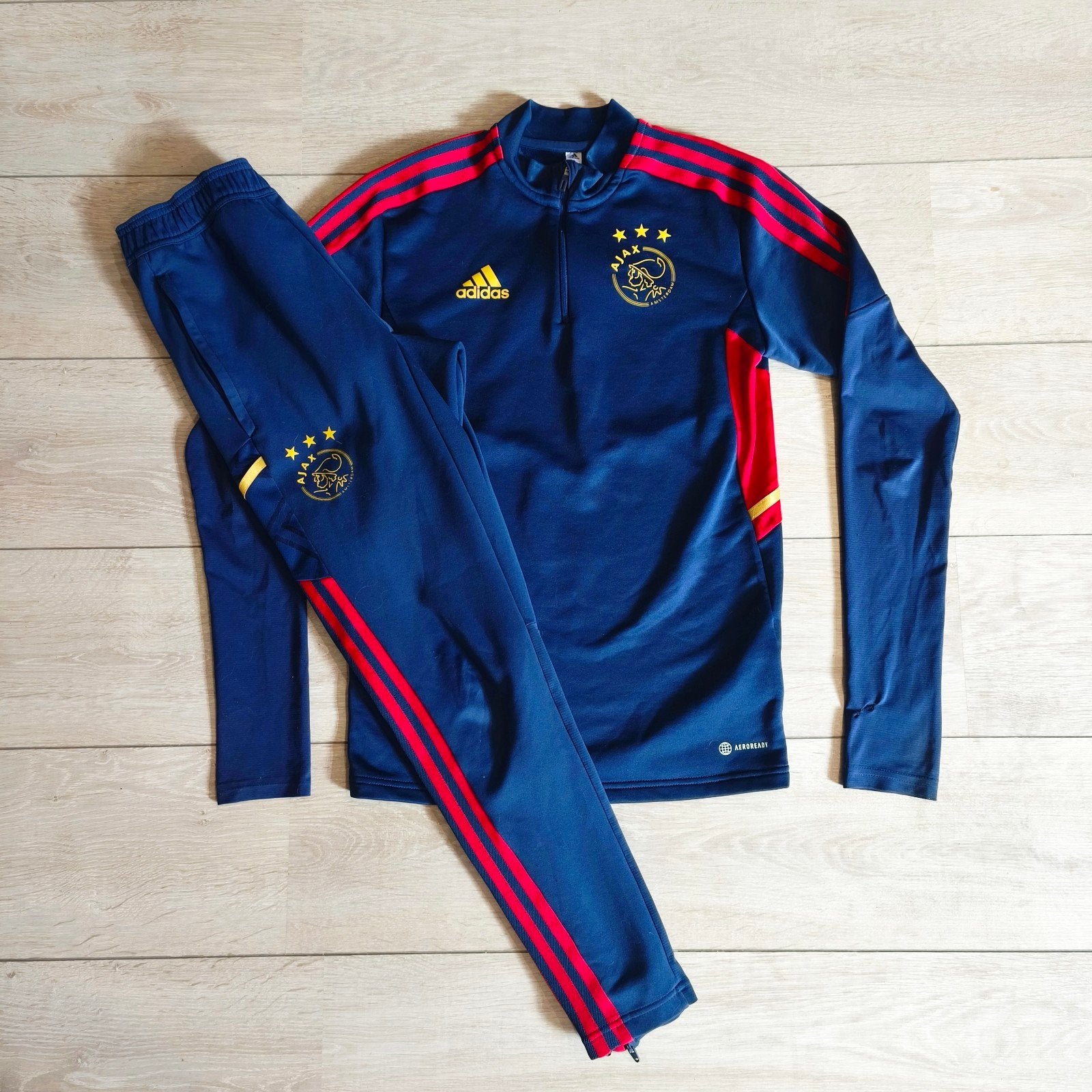 Ajax Trainingspak Maat XS, Maat XS of kleiner, Ophalen of Verzenden, Gebruikt, Trainingspak