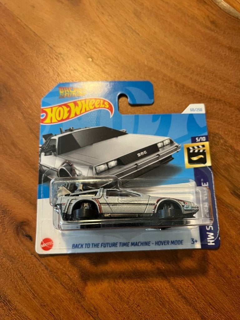 Hot Wheels Back To The Future Time Machine Hover Mode, Ophalen of Verzenden, Zo goed als nieuw, Auto