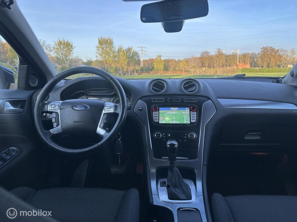 Ford Mondeo Wagon 2.0 EcoBoost S-Edition 240pk! Automaat✅, Zwart, 4 cilinders, Leder en Stof, Zwart