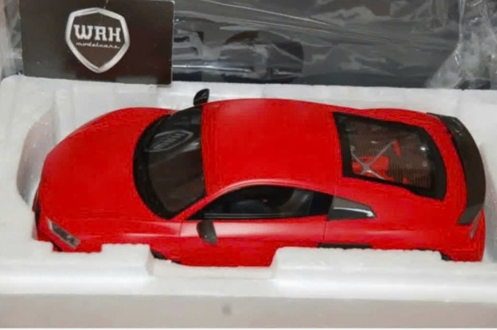 1:18 AUDI R8 COUPE ABT red GT spirit GT282 in box WRH, Verzenden, Zo goed als nieuw, Auto, Overige merken