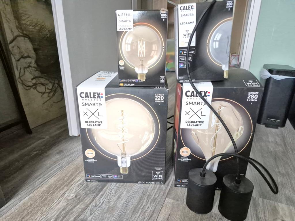 Calex Smart XXL LED Lampen - Diverse Modellen, Nieuw, Ophalen of Verzenden, Modern, Industrieel, Smart Home, Glas
