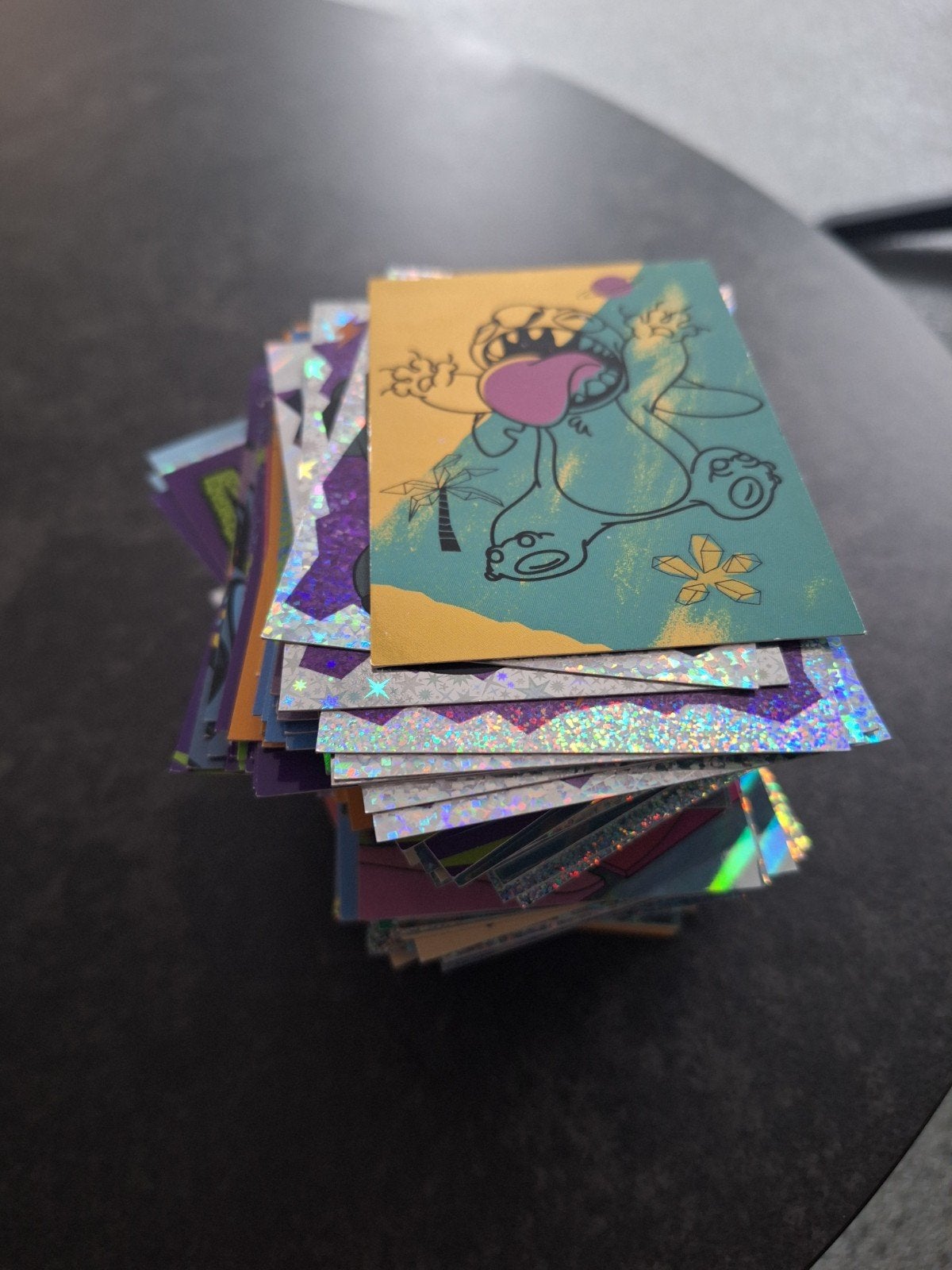 Ongeveer 235 kaarten Stitch Panini tradingcards, Ophalen, Zo goed als nieuw