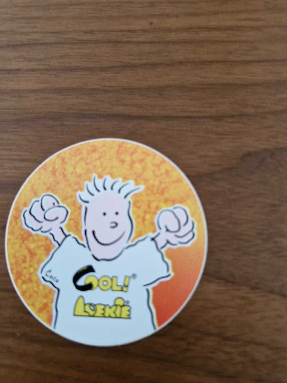 9507 Cool! Loekie sticker, Verzamelen, Stickers, Ophalen of Verzenden, Zo goed als nieuw, Strip of Tekenfilm