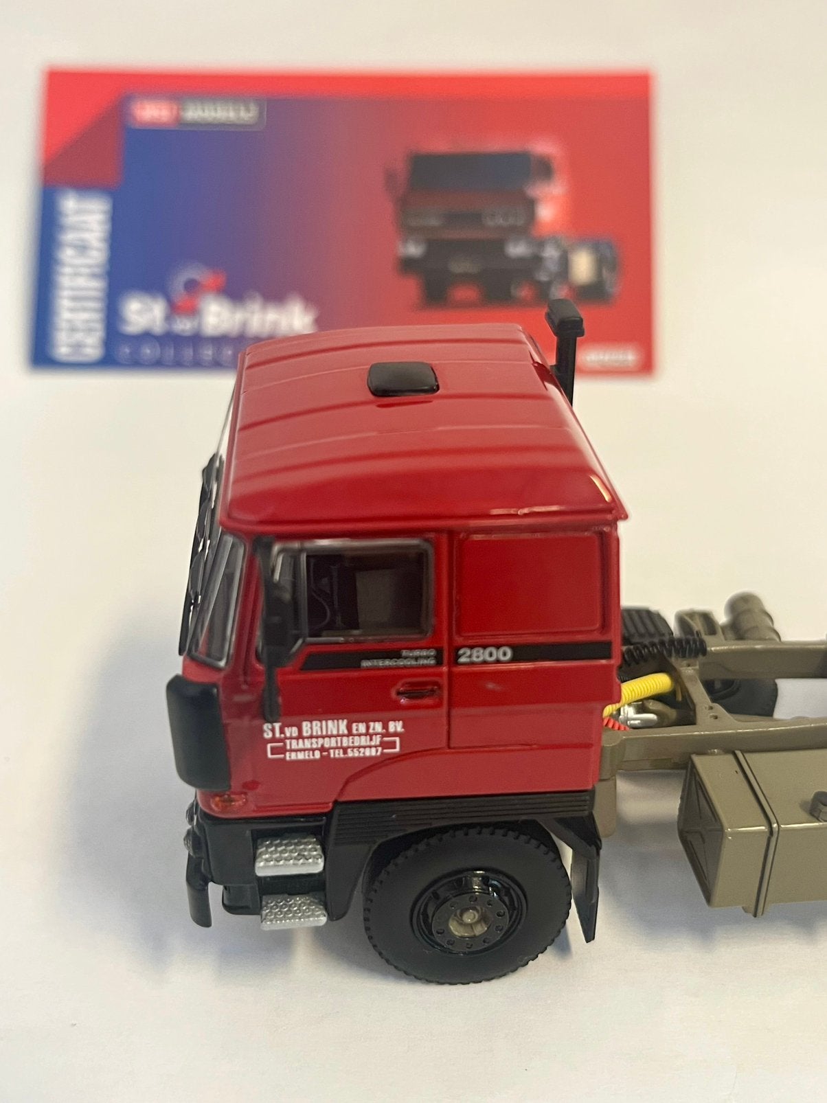 St vd Brink DAF 2800 1:50, Hobby en Vrije tijd, Modelauto's | 1:50, St vd Brink, Nieuw, Tolweg 15 Ermelo, Ophalen of Verzenden