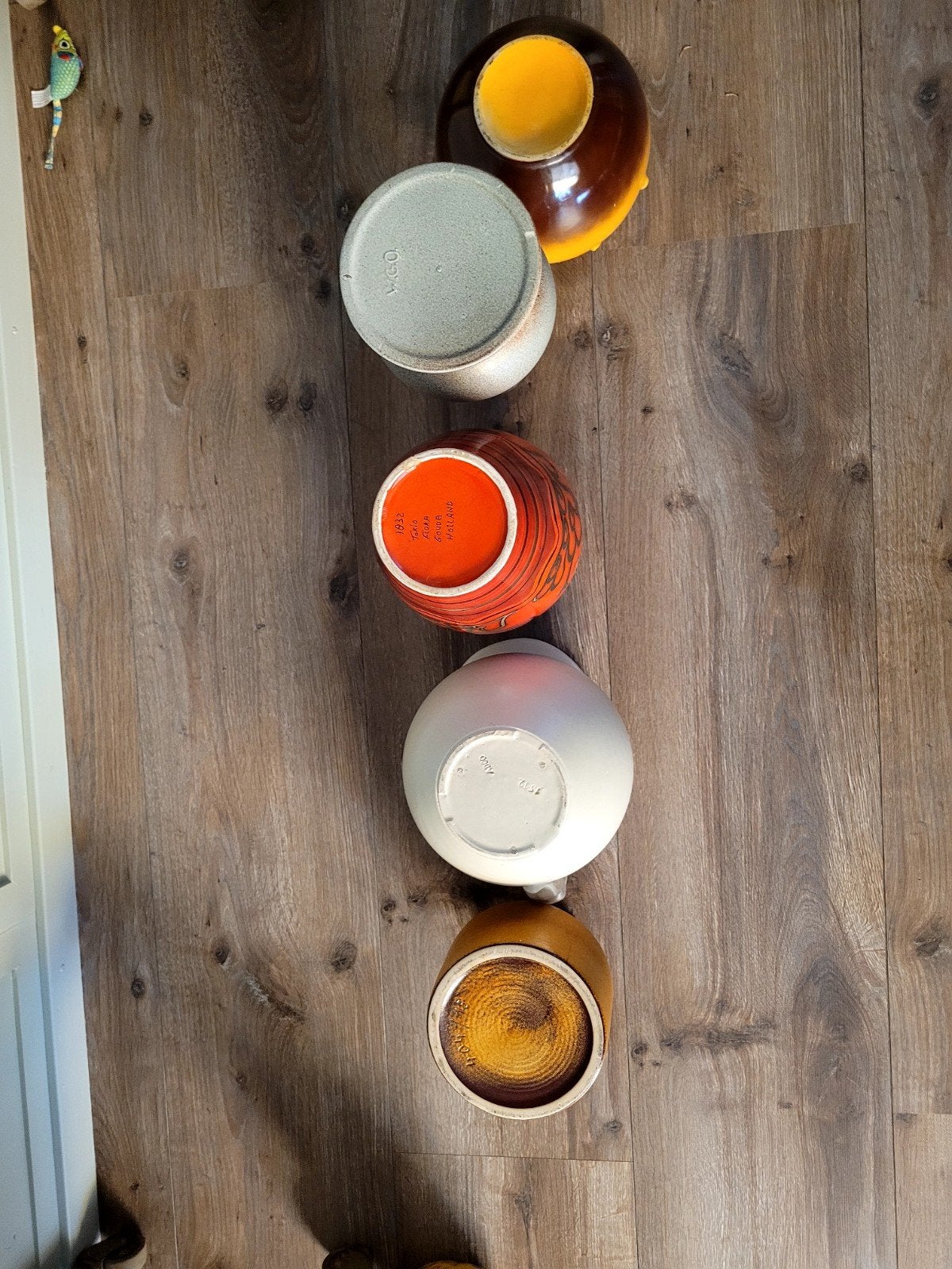 Set van 5 Vintage Vazen - Keramiek & Aardewerk, Antiek en Kunst, Ophalen