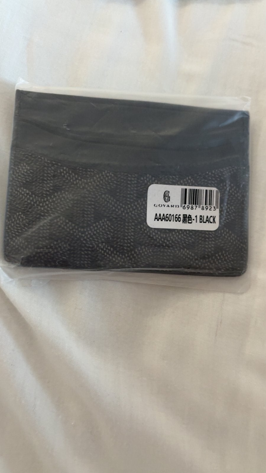 Goyard portomonee, Ophalen of Verzenden, Zo goed als nieuw, Zwart