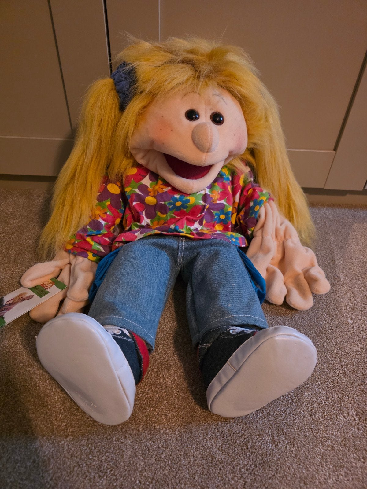 Living Puppet 65 cm, Kinderen en Baby's, Speelgoed | Poppen, Ophalen of Verzenden, Gebruikt, Overige typen