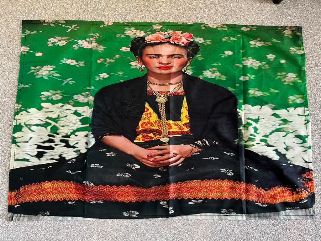 Frida Kahlo fluwelige wandkleed, Meerkleurig, Wandkleed, Nieuw, Ophalen of Verzenden
