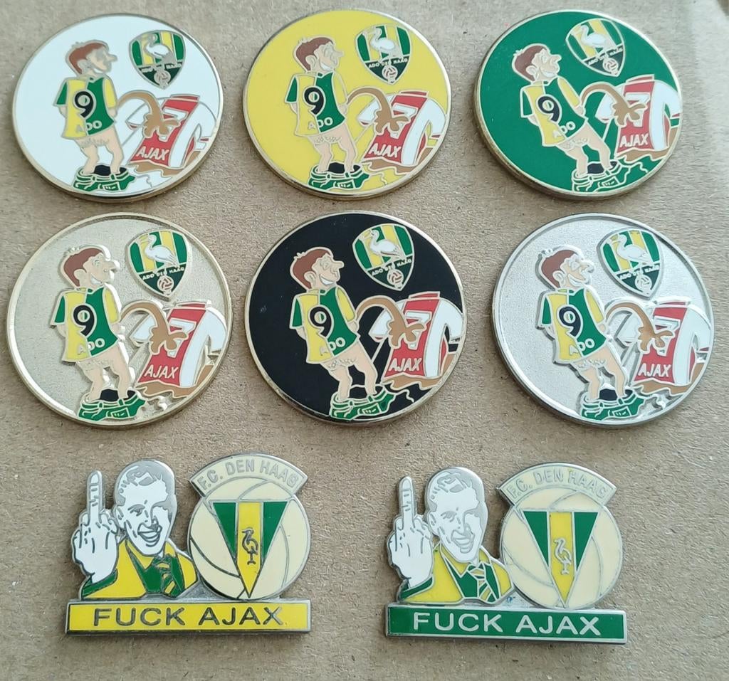 Serie pins fc den haag, Ophalen of Verzenden, Zo goed als nieuw, Sport