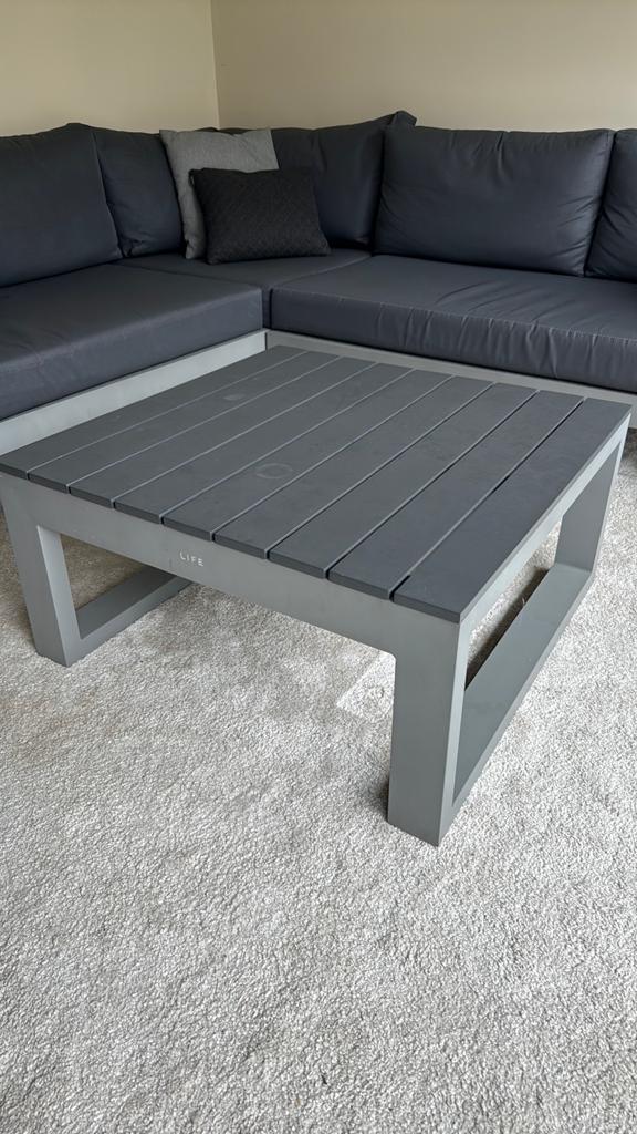 Tafel loungeset LIFE, Ophalen, 50 tot 100 cm, Vierkant, 50 tot 100 cm