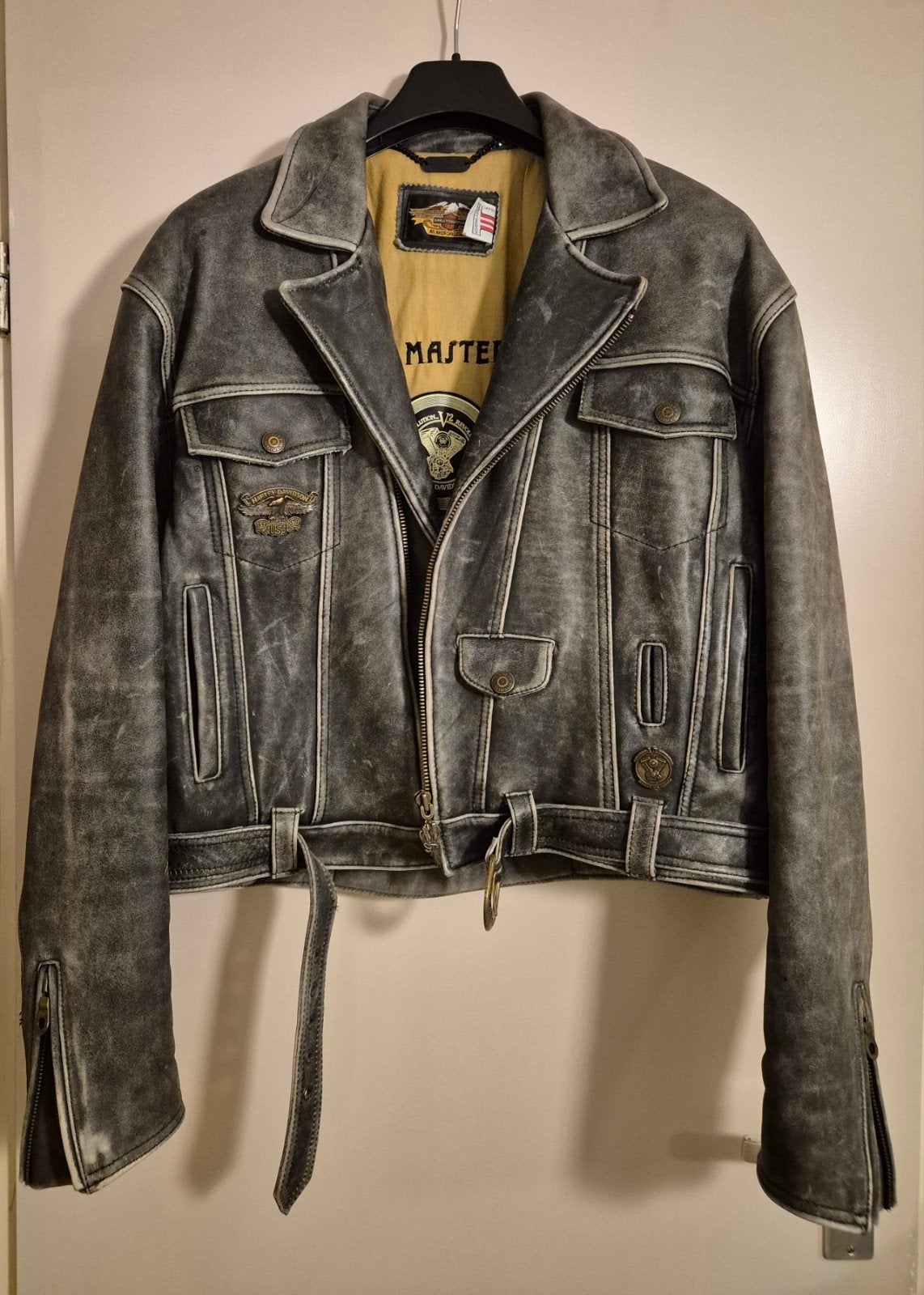 Harley-Davidson motorjas unieke vintage look soepel leder, Motoren, Ophalen, Nieuw zonder kaartje, Jas | leer, Harley Davidson. Origineel.