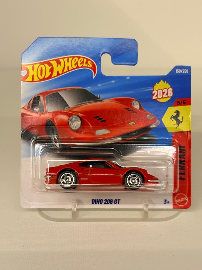 Hot Wheels 2026 Dino 206 GT Ferrari - Nieuw in verpakking, Hobby en Vrije tijd, Modelauto's | Overige schalen, Auto, Nieuw, Ophalen of Verzenden