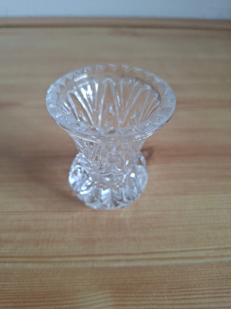 glazen vaasje, Transparant, Nieuw, Ophalen of Verzenden, Glas