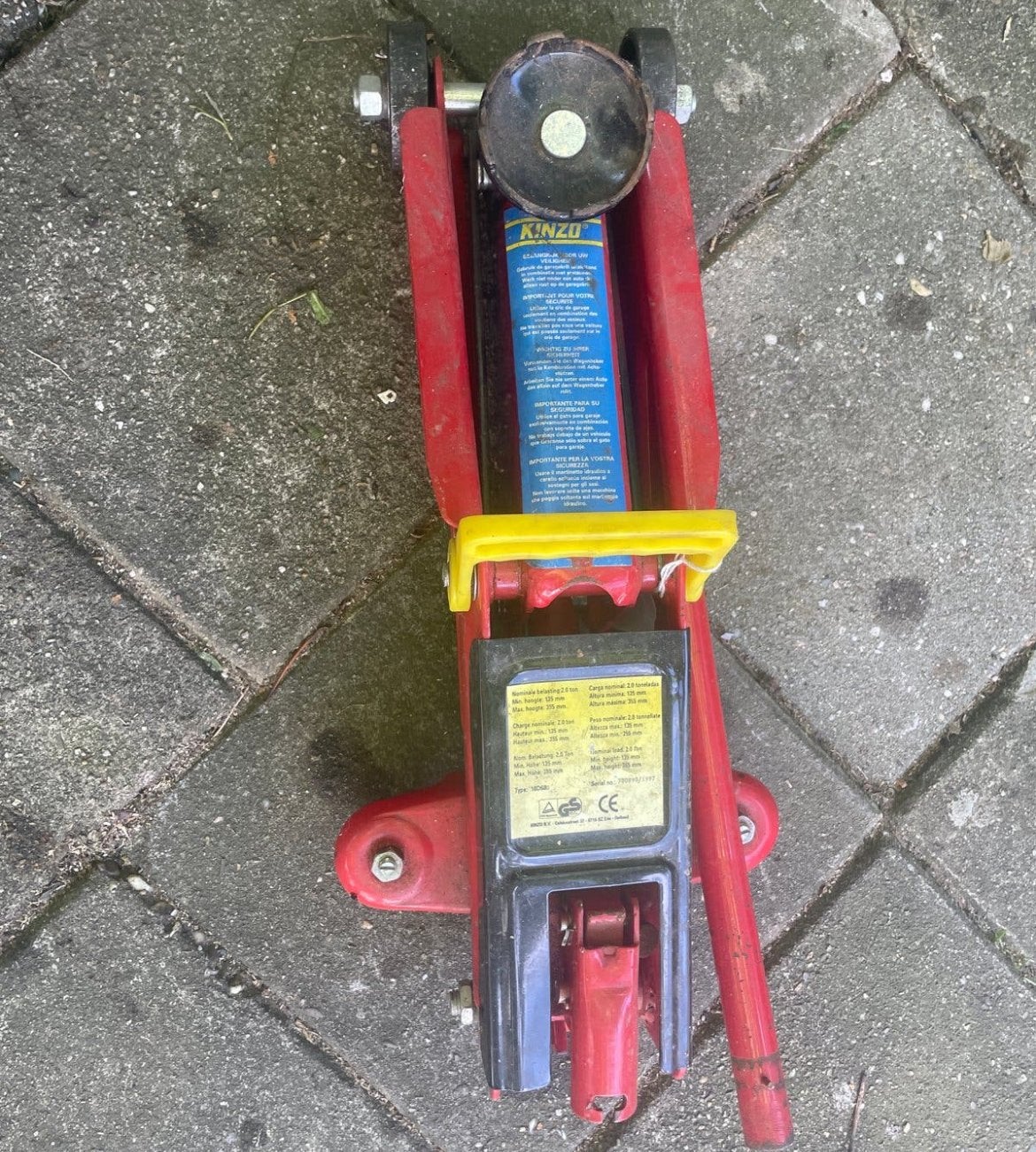 Kinzo Garagekrik, Auto diversen, Ophalen, Gebruikt, Hydraulisch, Garagekrik