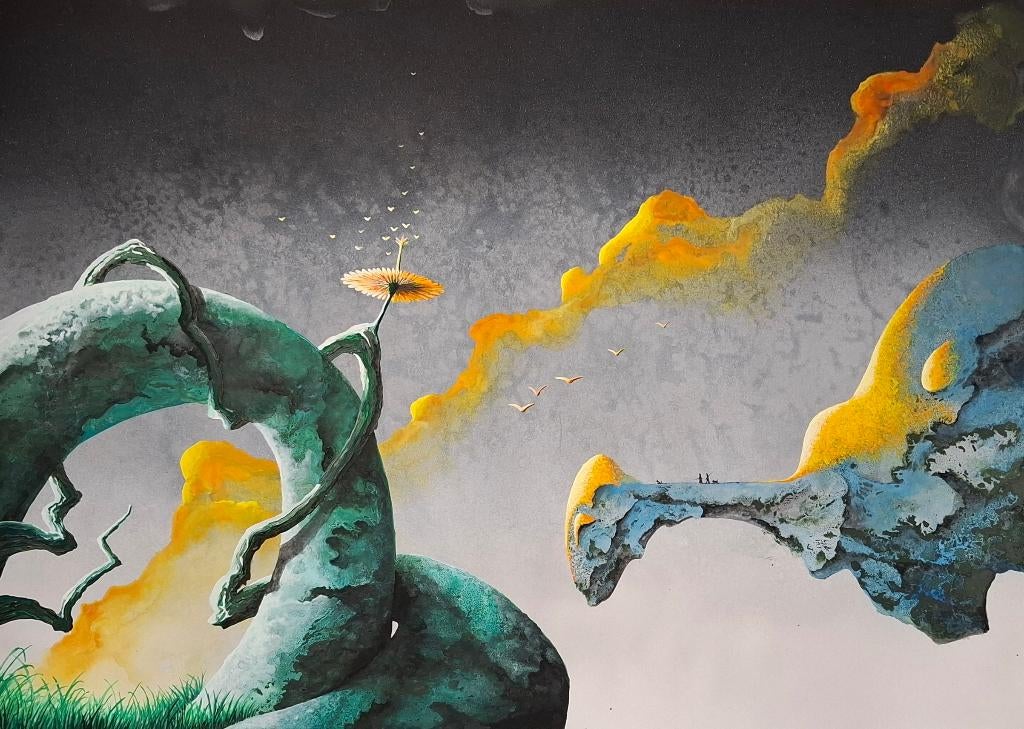 Schilderij, magisch realisme, Ophalen of Verzenden