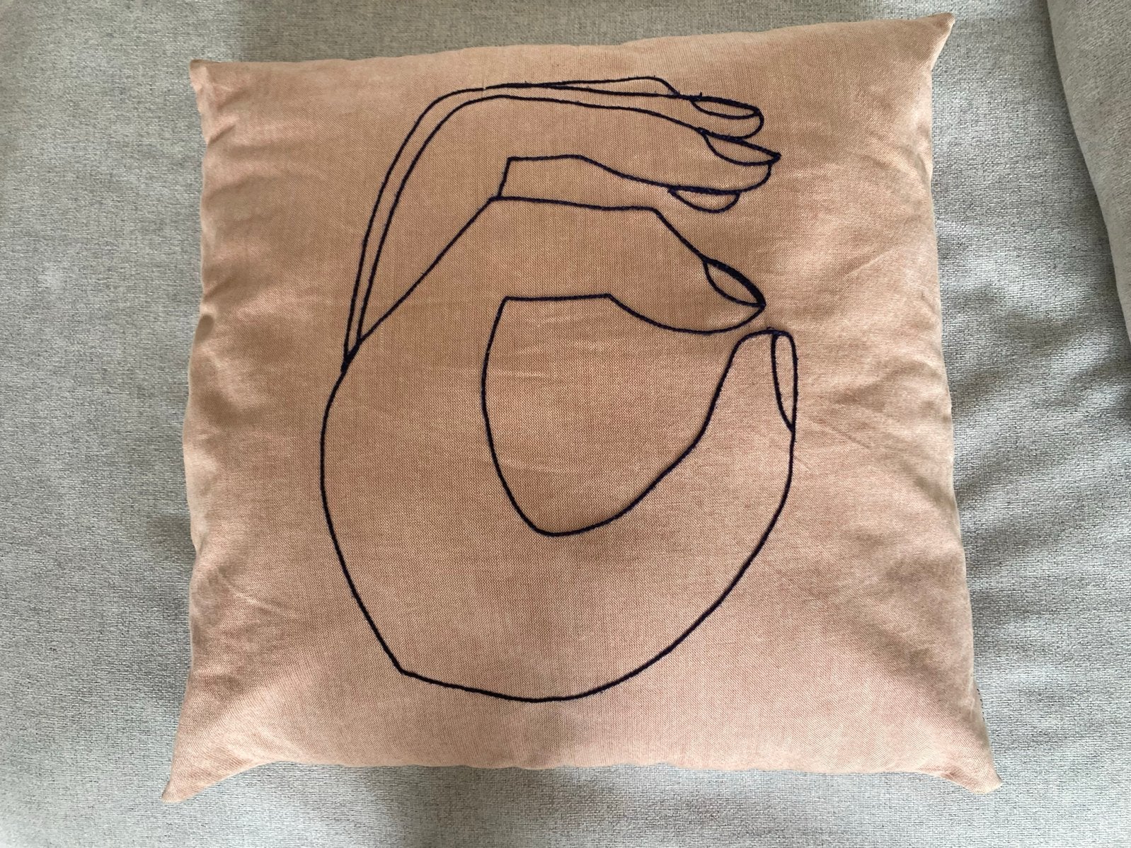 Sissy-Boy Homeland sierkussen met handprint, gebruikt, Ophalen, Overige merken, Gebruikt, Met print