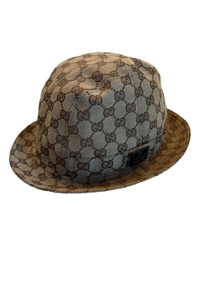 Vintage Gucci bucket hat L, Kleding | Heren, Ophalen of Verzenden, Zo goed als nieuw, 58 of 59 cm (L, 7¼ of ⅜ inch), Hoed