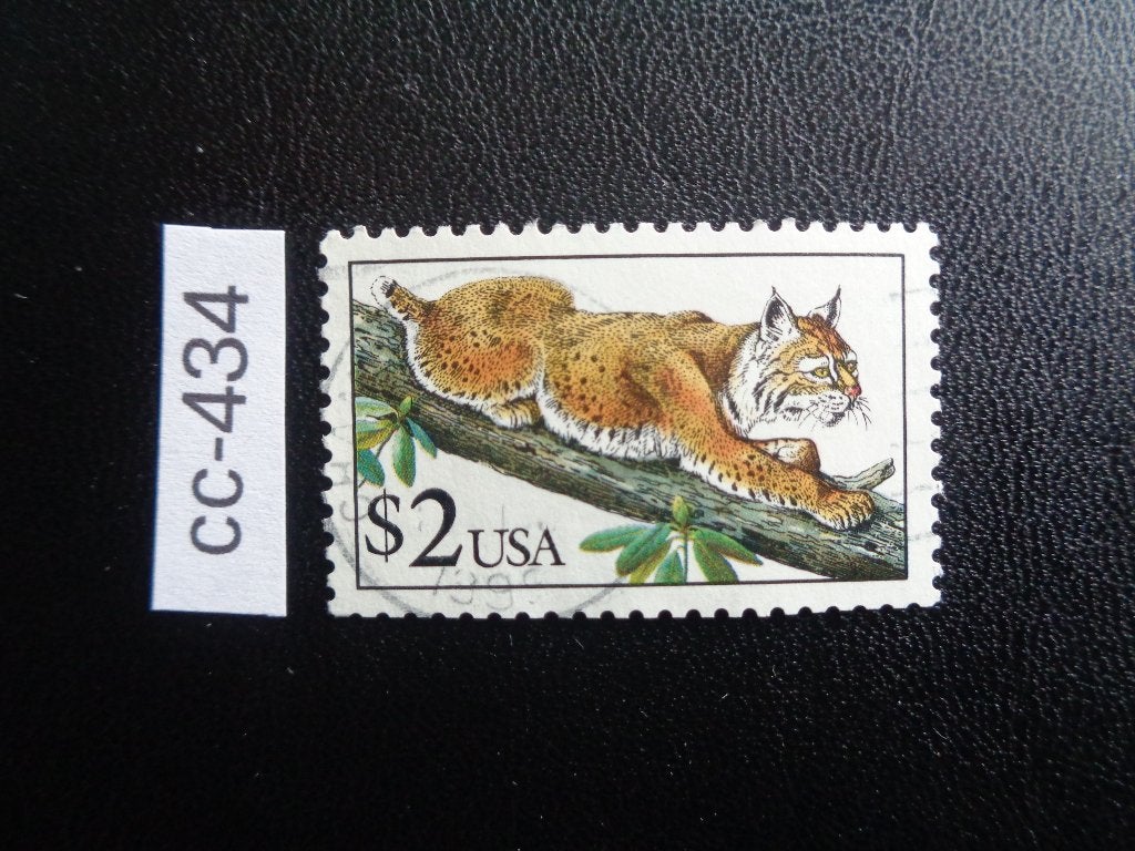 amerika - wilde kat 1990 (cc-434), Ophalen of Verzenden, Gestempeld, Midden-Amerika