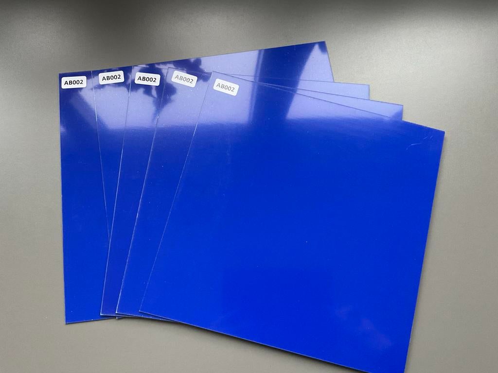 Laser graveer plastic platen - 1.3mm dik, blauw/wit, Hobby en Vrije tijd, Ophalen of Verzenden, Nieuw