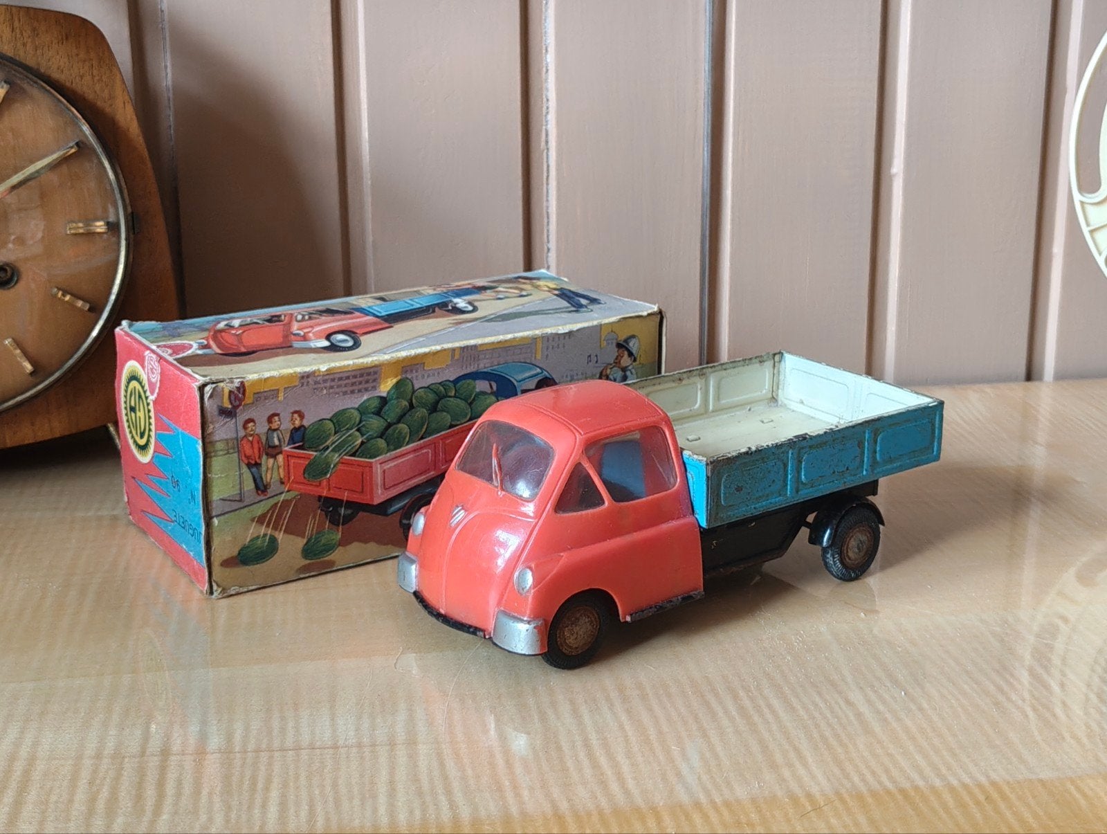 (BMW) Isetta Carro met originele doos. zeer zeldzaam, Ophalen of Verzenden