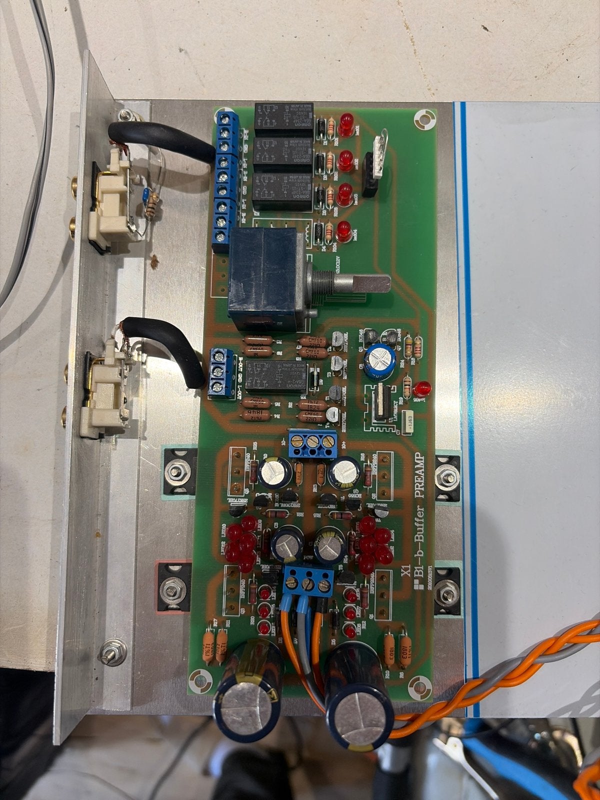 DIY Voorversterker / Preamp - Bi-b-Buffer PR6AMP, Overige merken, Gebruikt, Ophalen of Verzenden, Minder dan 60 watt