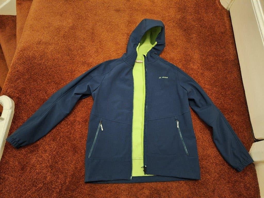 Softshelljas Vaude maat 164, Kinderen en Baby's, Kinderkleding | Maat 164, Jongen of Meisje, Ophalen of Verzenden, Zo goed als nieuw