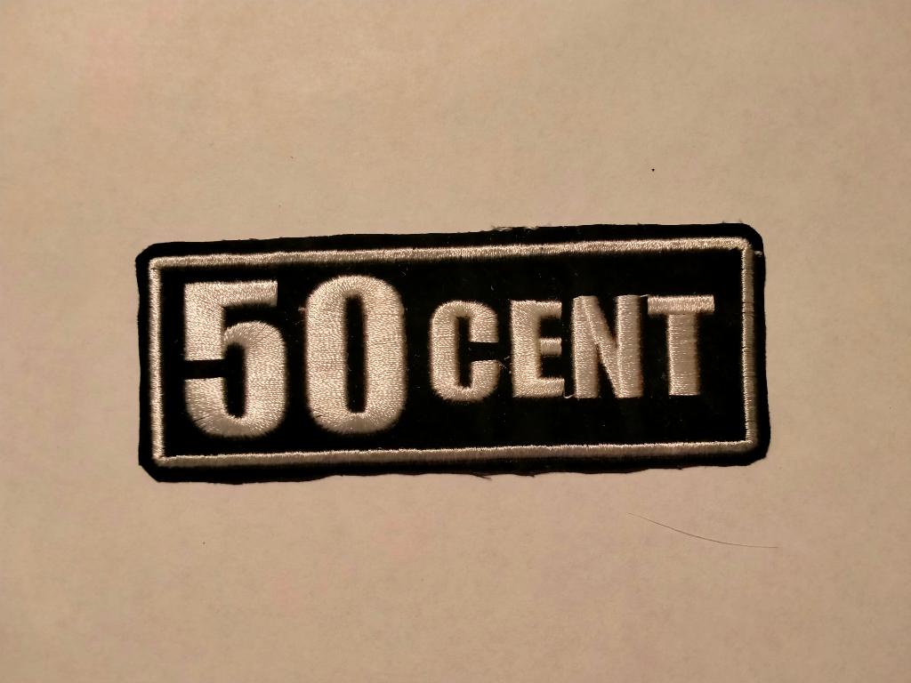 50Cent 50 Cent Curtis Jackson hiphop kleding patch embleem 2, Verzamelen, Muziek, Artiesten en Beroemdheden, Nieuw, Kleding, Ophalen of Verzenden