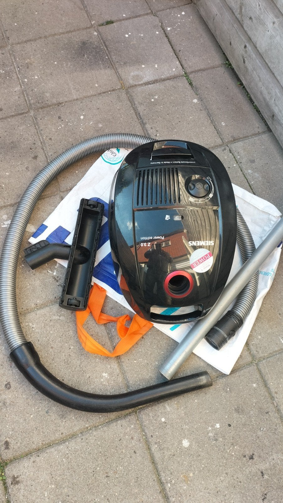 Krachtige Siemens stofzuiger Z 3.0 Power Edition, Siemens, Gebruikt, Geschikt voor harde vloeren, Sledestofzuiger