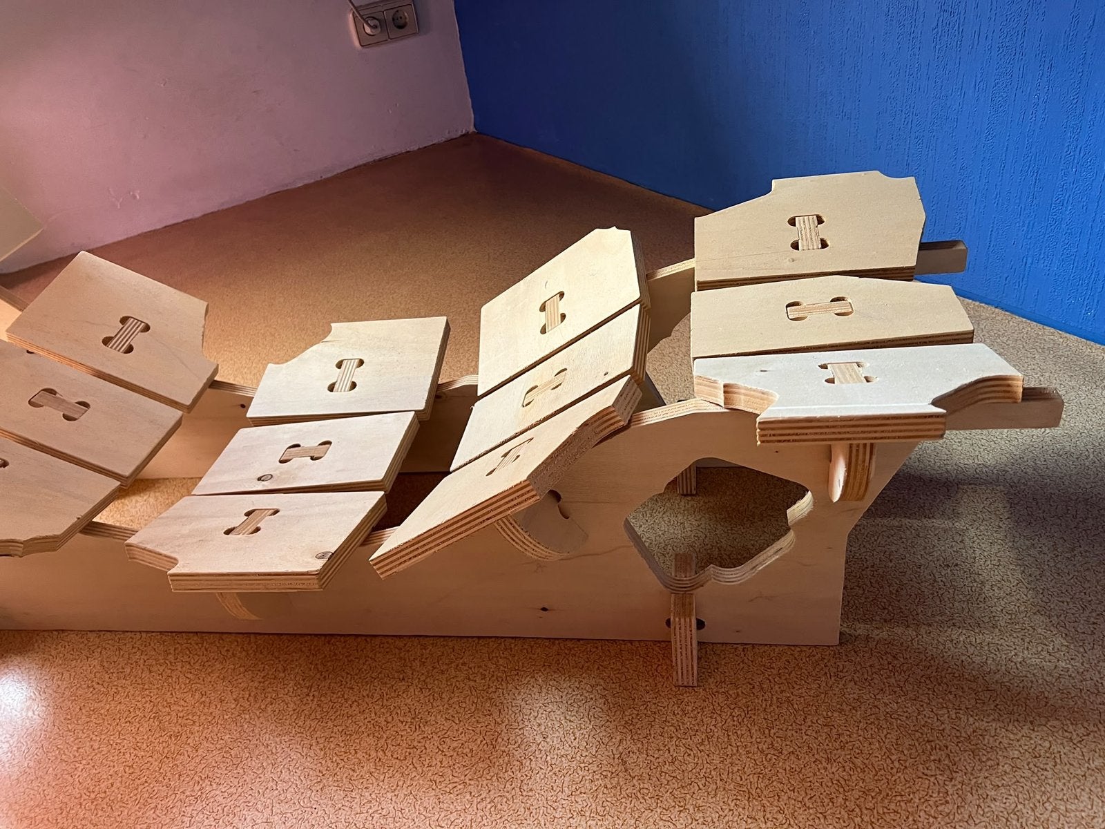 Uniek houten werkstuk voor interieur, Boeken, Ophalen, Houtbewerking, Zo goed als nieuw, Geschikt voor kinderen