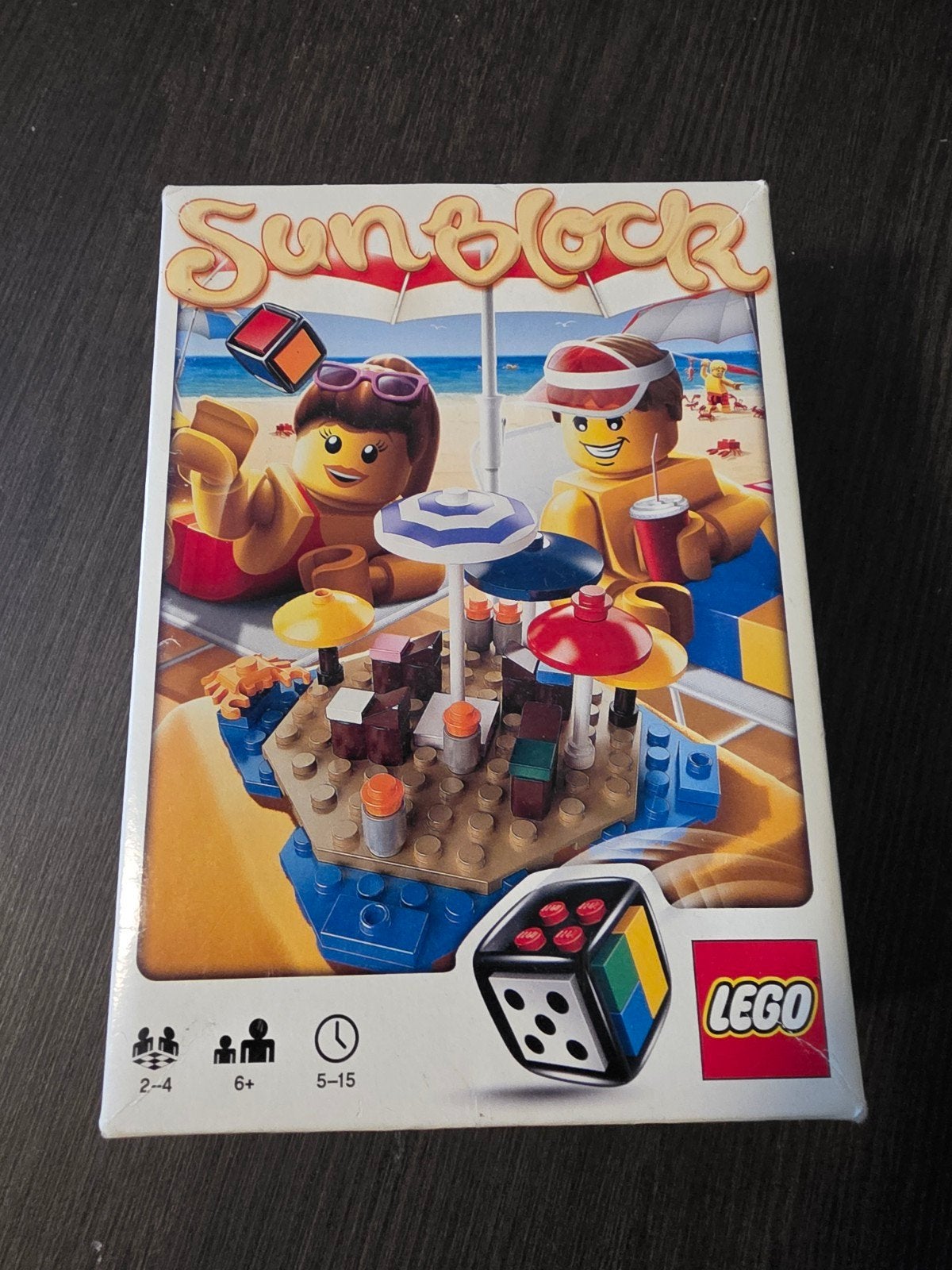 LEGO Sunblock Bordspel (3852) - Compleet en in doos, Ophalen of Verzenden