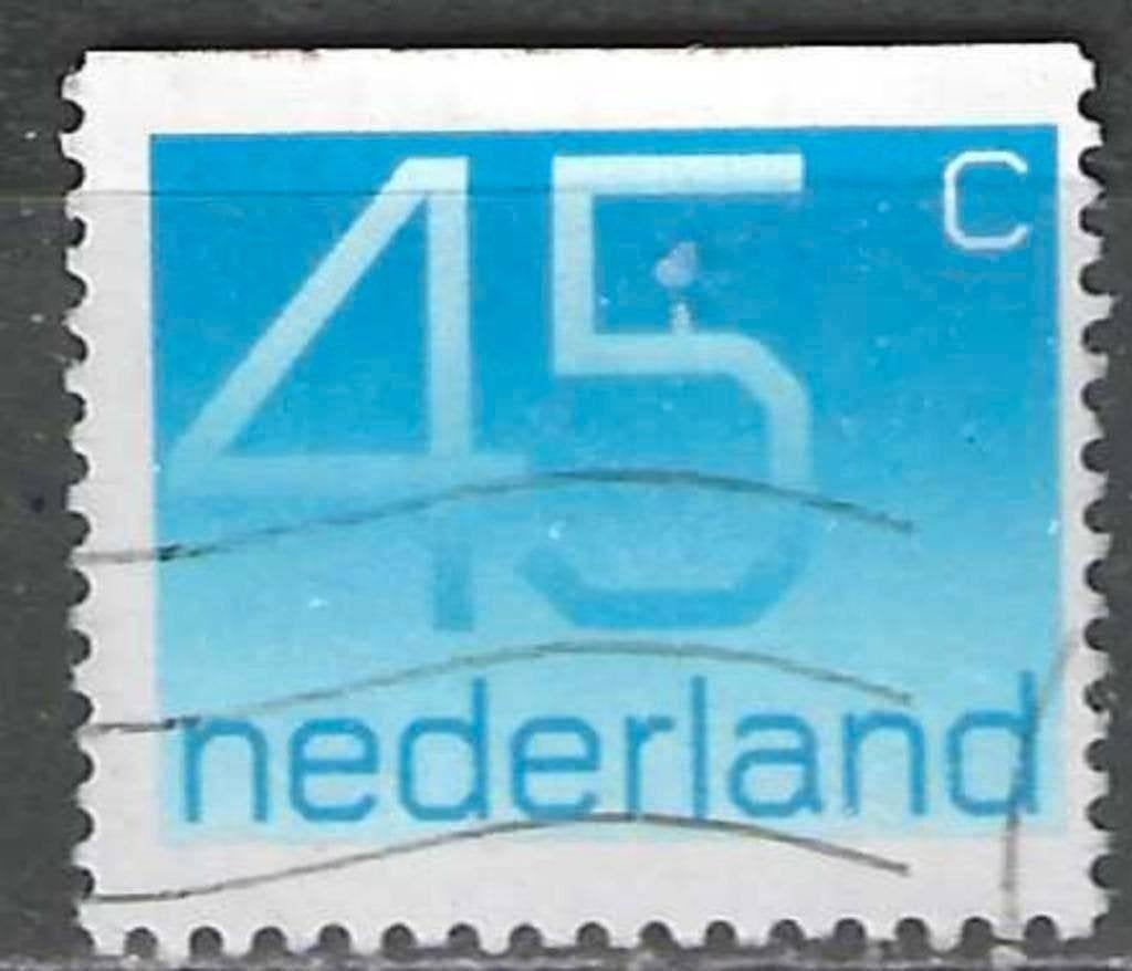 Nederland 1976 - Yvert 1045b - Courante reeks - 45 c   (ST), Verzenden, Gestempeld
