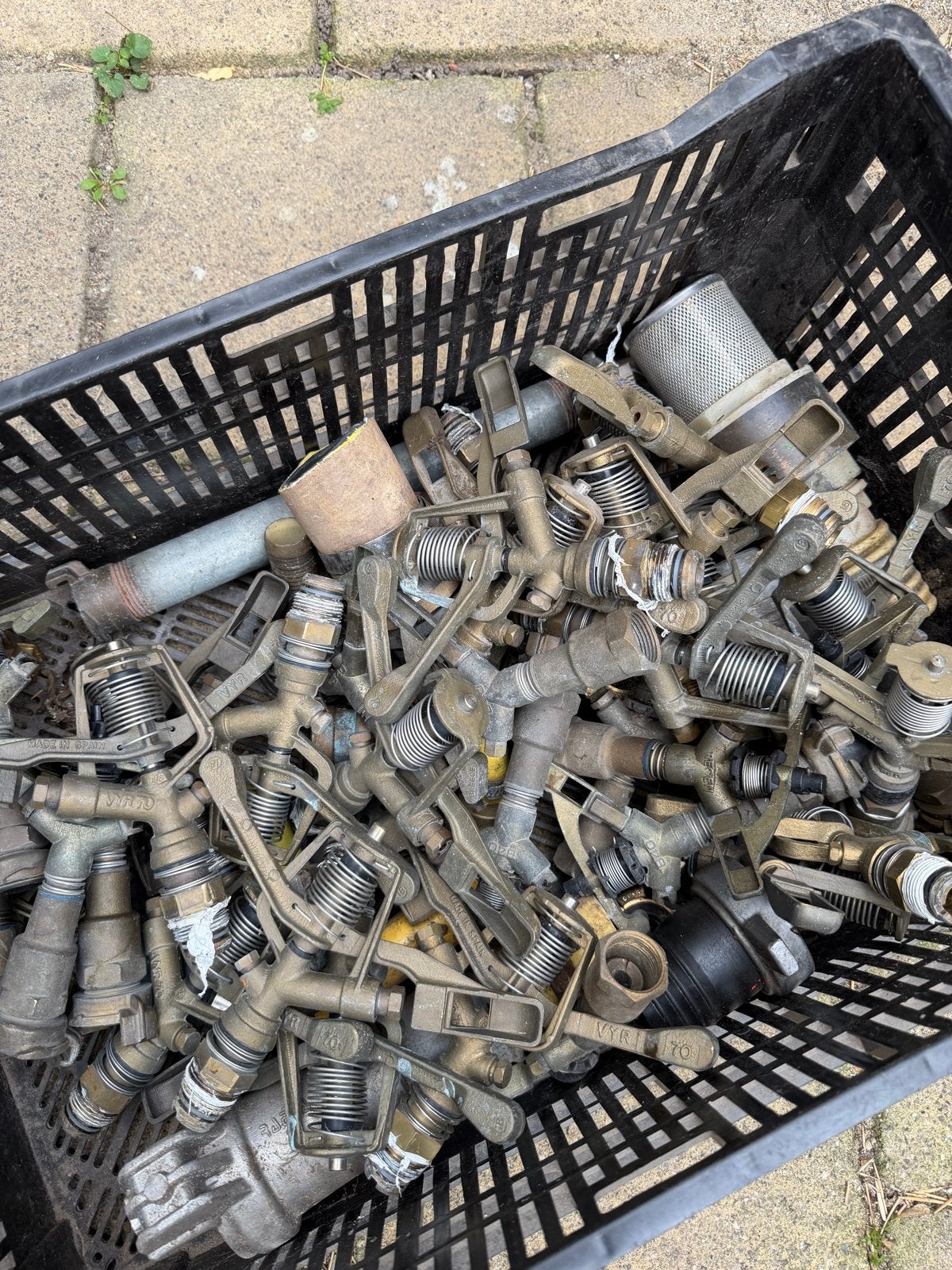 32 gebruikte Vyrsa VYR 70 sproeiers, Tuin en Terras, Ophalen, Gebruikt, Sectorsproeier