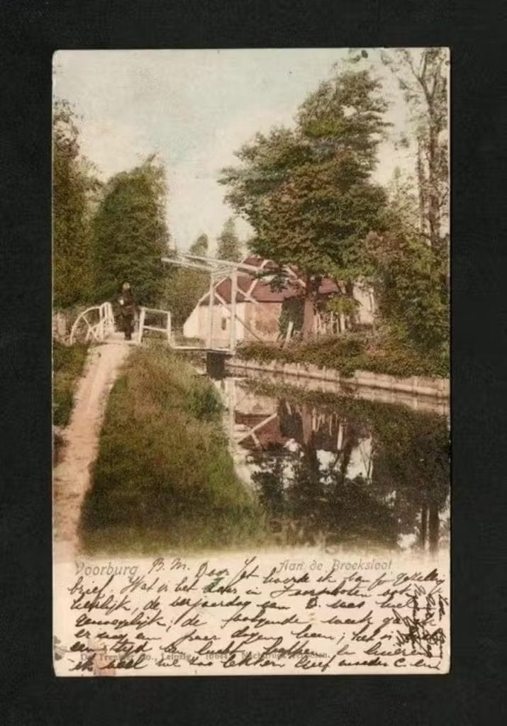 Voorburg Aan de Broeksloot 1902., Ophalen of Verzenden, Voor 1920, Gelopen, Zuid-Holland