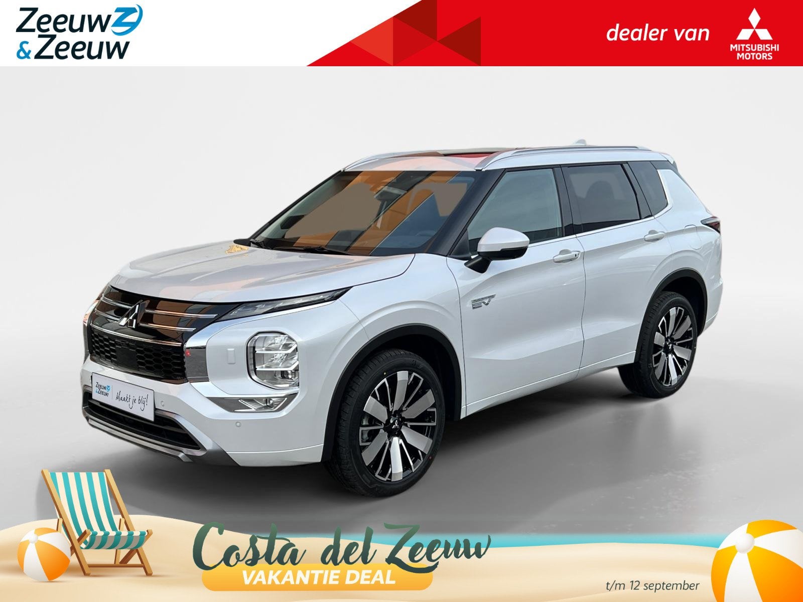 Mitsubishi Outlander 2.4 PHEV Instyle | 5.000 Euro Korting |, Automaat, Outlander, 4 cilinders, Met garantie (alle)