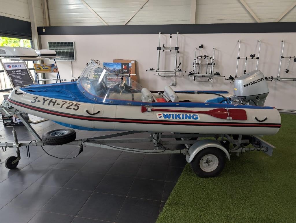 Prachtige Wiking Dorado +  NIEUWE Honda 30 PK & Trailer!, Watersport en Boten, Ophalen, Overige materialen, Zo goed als nieuw