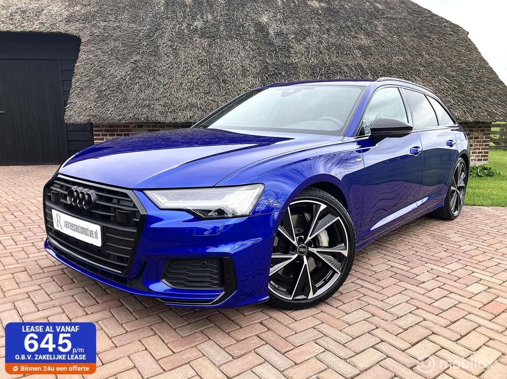 Audi A6 Avant 12/22 TFSI-e Quattro 2xS-Line 21" Ultra Blauw, Automaat, 77 km/l, Gebruikt, 4 cilinders