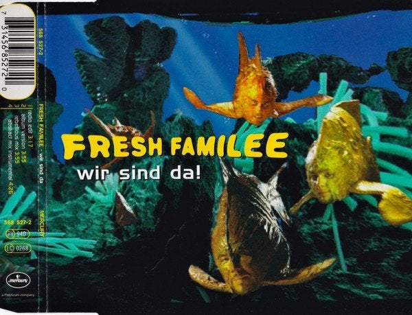 Fresh Familee ‎– Wir Sind Da! = 4track MAXI = 2,99, Ophalen of Verzenden, Zo goed als nieuw, Pop