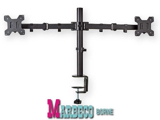 Monitorbeugel, TV Beugel, Dubbele Monitor-Arm, Draai- Kantel, Nedis, Nieuw, Info@marbeco.nl, Ophalen of Verzenden
