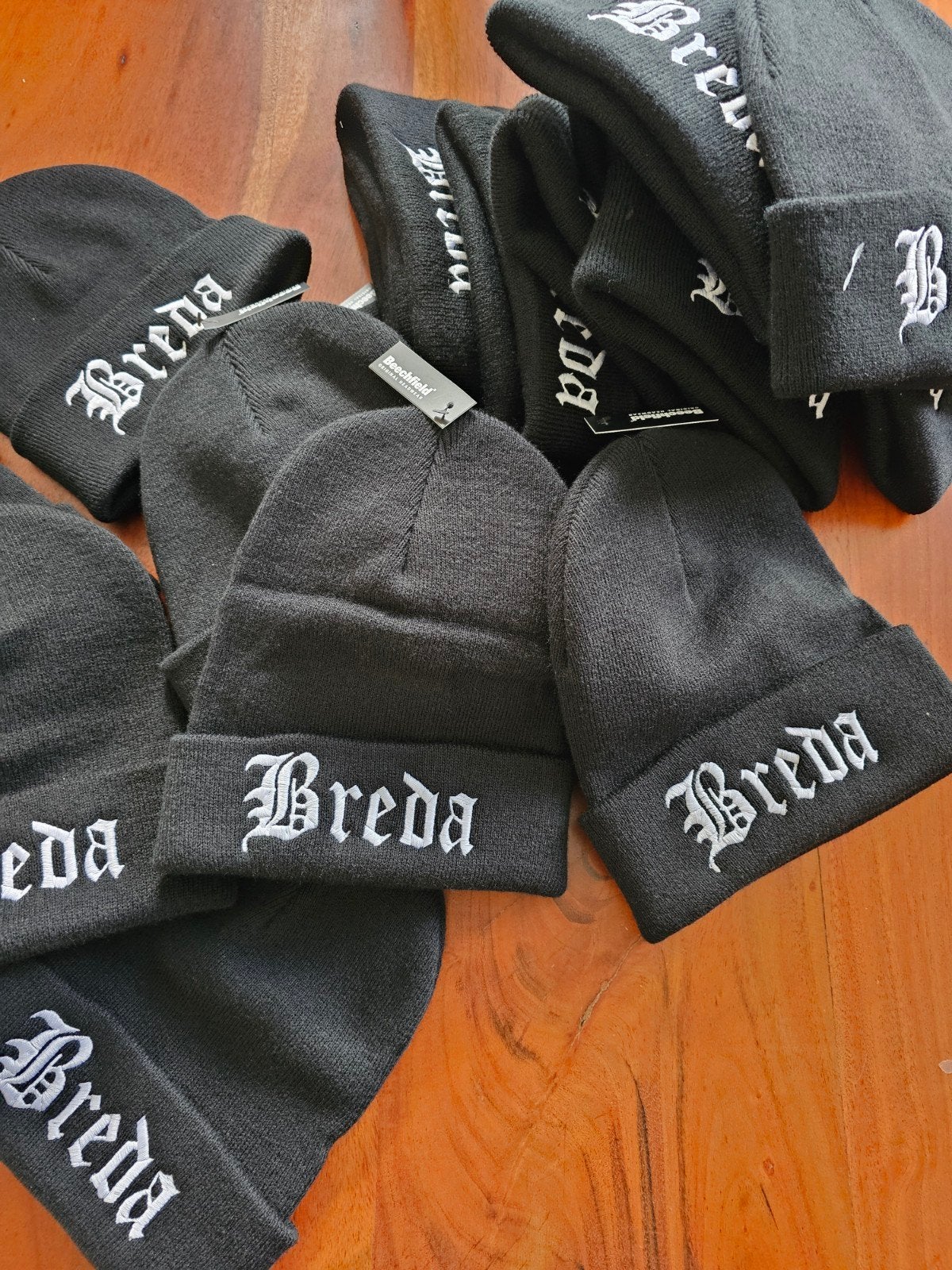 Mutsen/beanie met naam of logo  10 stuks voor €100 incl. btw, Ophalen of Verzenden, Nieuw, Jongen of Meisje, Muts